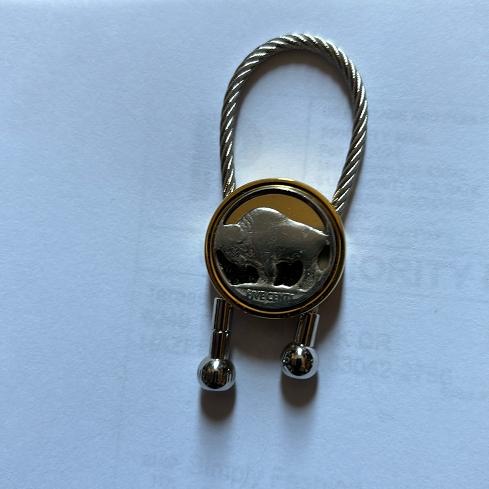 Buffalo Nickel Keychain